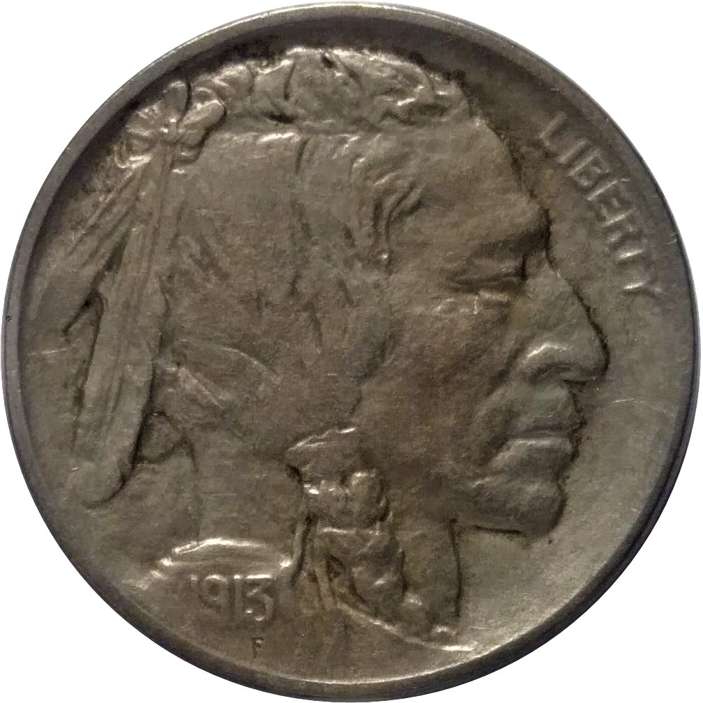 1913-Type-1-Buffalo-Nickel-#2---1913-DDR-002-Fs-1802